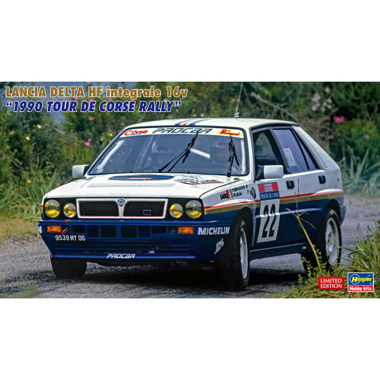 Maquette de voiture en plastique Lancia Delta HF Intégrale 16v « Rallye tour de Corse 1990 » 1:24 Maquette de voiture en plastique Lancia Delta HF Intégrale 16v « Rallye tour de Corse 1990 » 1:24 | Scientific-MHD