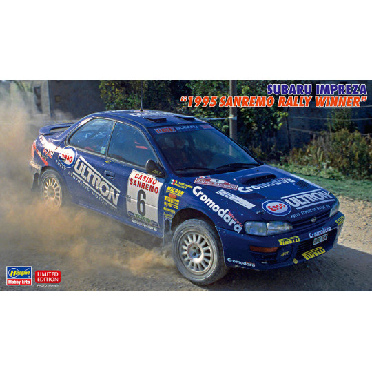 Maquette plastique de voiture Subaru Impreza « Victoire Rallye Sanremo 1995 » 1:24 Maquette plastique de voiture Subaru Impreza « Victoire Rallye Sanremo 1995 » 1:24 | Scientific-MHD