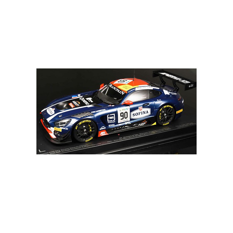 Miniaturauto -Würfel AT1/18 Mercedes AMG GT3 Akka ASP 24H Spa 1/18 | Scientific-MHD