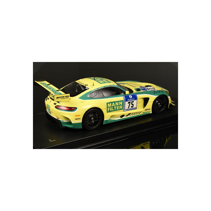 Miniaturauto -Würfel AU1/18 Mercedes AMG GT3 Mann Filter 24. Näureln 1/18 | Scientific-MHD