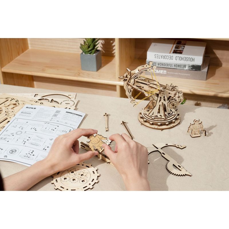 Einfaches mechanisches 3D -Puzzle für mittelalterliches schweres Armbrustmodell | Scientific-MHD