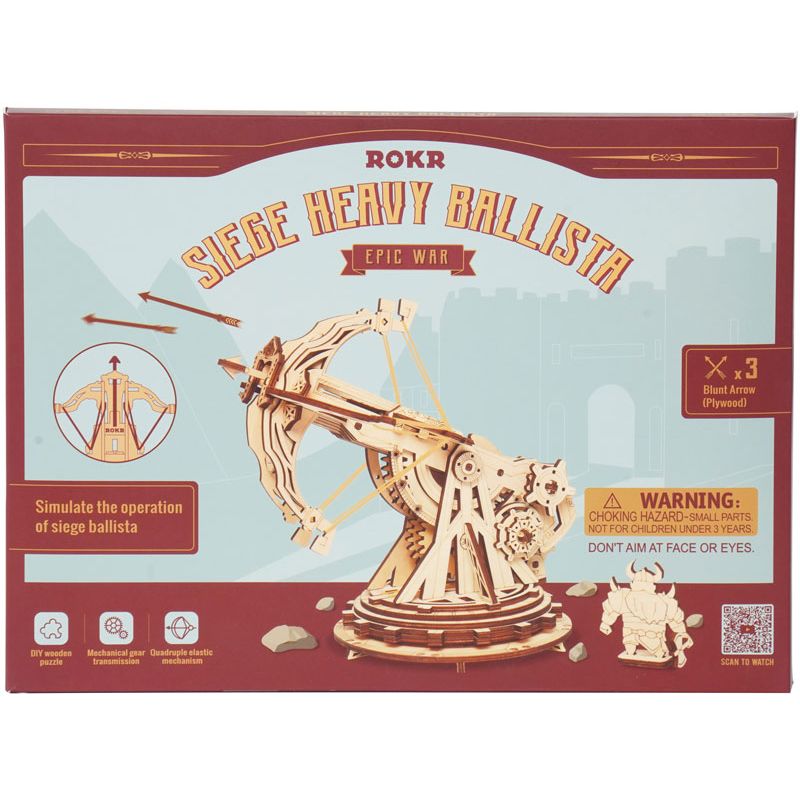 Einfaches mechanisches 3D -Puzzle für mittelalterliches schweres Armbrustmodell | Scientific-MHD