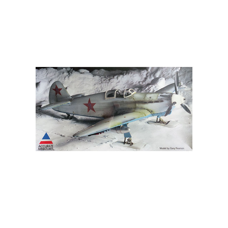 Yakolev Yakolev Yak-1 Ski Plastikmodell 1/48 ausgestattet | Scientific-MHD