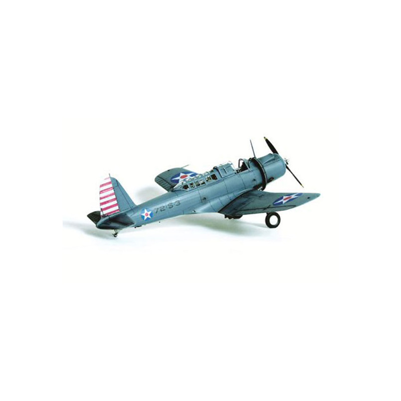 Maquette d'avion en plastique SB2U-2 Vindicator VS-72 USS Wasp (CV7) 1/48 | Scientific-MHD