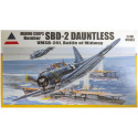 Maquette d'avion en plastique SBD-2 Dauntless VMSB-241 Battle of Midway 1/48 | Scientific-MHD Maquette d'avion en plastique SBD-2 Dauntless VMSB-241 Battle of Midway 1/48 | Scientific-MHD