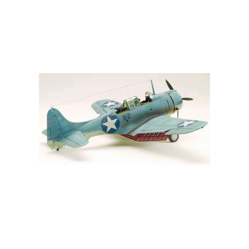 Maquette d'avion en plastique SBD-3 Dauntless VB-3 USS Yorktown Battle of Midway 1/48 | Scientific-MHD