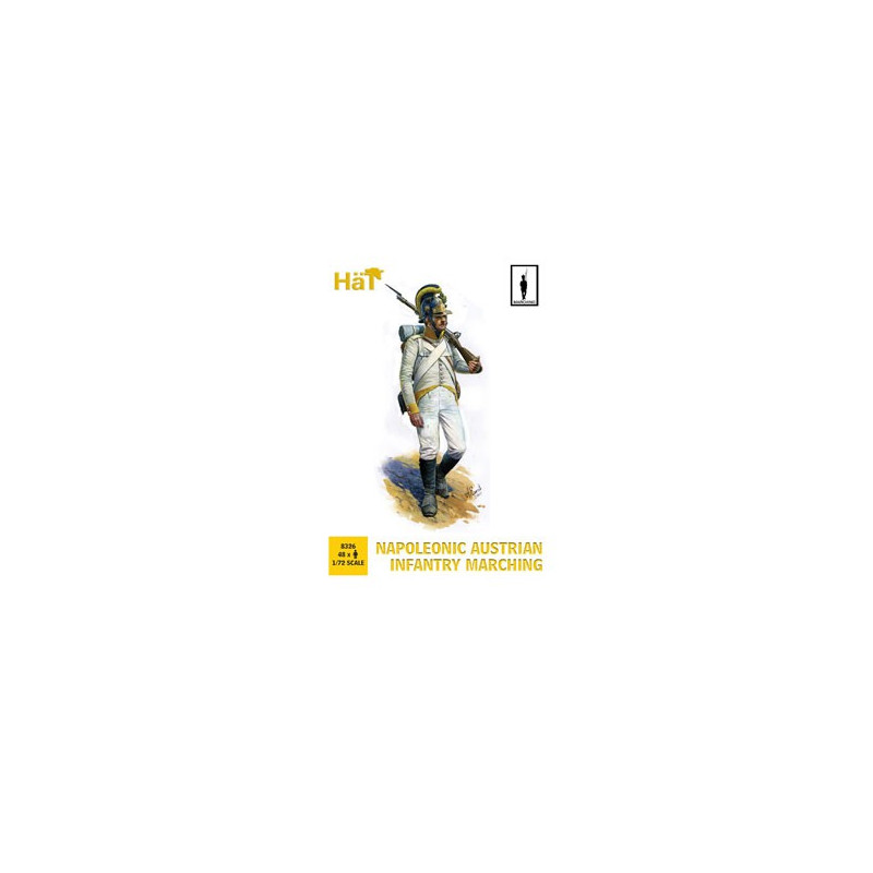 Napoleonische österreichische Napic Infanterie marschieren 1/72 Figurin | Scientific-MHD