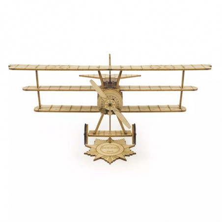 Einfach mechanisches 3D -Puzzle für Mini FOKKER DR.1 Static 1/38 Modell | Scientific-MHD Einfach mechanisches 3D -Puzzle für Mini FOKKER DR.1 Static 1/38 Modell | Scientific-MHD