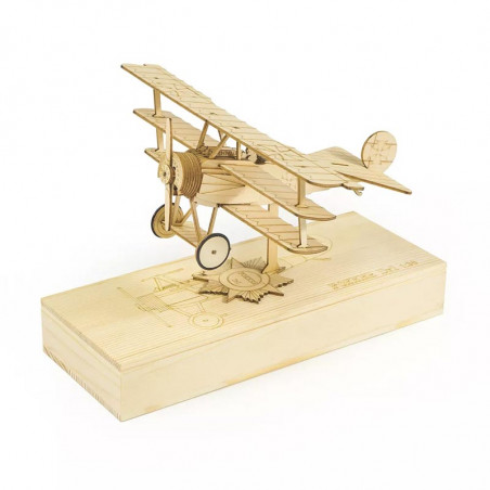 Einfach mechanisches 3D -Puzzle für Mini FOKKER DR.1 Static 1/38 Modell | Scientific-MHD Einfach mechanisches 3D -Puzzle für Mini FOKKER DR.1 Static 1/38 Modell | Scientific-MHD