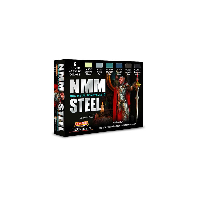 Acrylfarbe nicht -metallischem Metallsatz 1 Stahl | Scientific-MHD