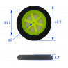 Eingebettete Zubehör -Schaumräder 46/8mm | Scientific-MHD