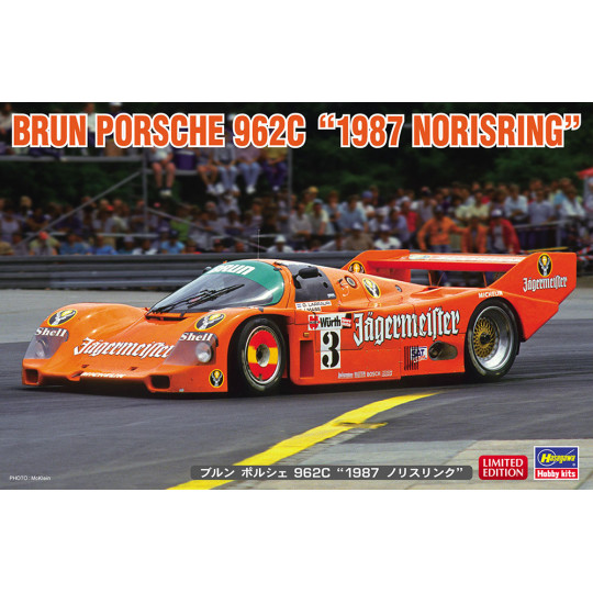 Porsche brauner Plastikteppich 962c 1987 Norisring 1/24 Porsche brauner...