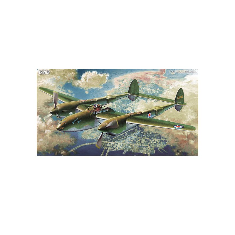 P-38F Plastikebene Modell Beleuchtung Gletscher Mädchen 1/48 | Scientific-MHD P-38F Plastikebene Modell Beleuchtung Gletscher Mädchen 1/48 | Scientific-MHD