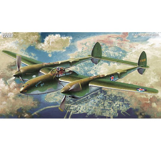 P-38F Plastikebene Modell Beleuchtung Gletscher Mädchen 1/48 P-38F Plastikebene Modell Beleuchtung Gletscher Mädchen 1/48 | Scientific-MHD