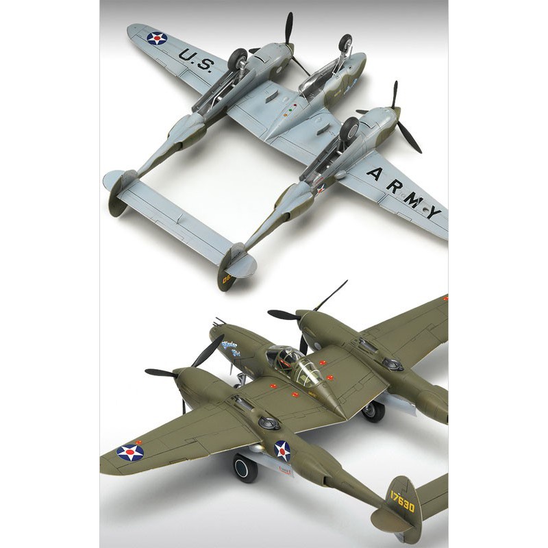 P-38F Plastikebene Modell Beleuchtung Gletscher Mädchen 1/48 | Scientific-MHD P-38F Plastikebene Modell Beleuchtung Gletscher Mädchen 1/48 | Scientific-MHD