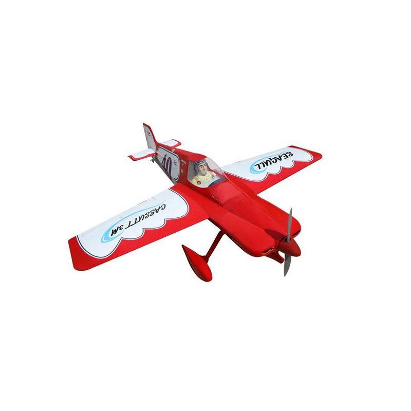 Funk -kontrolliertes Thermalflugzeug Cassutt 3M F1 Air Race 60cc Rouge ARF