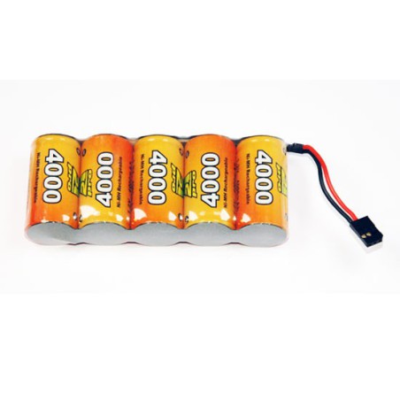 NIMH-Akku für radio-kontrollierte Gerätepakete RX 6.0V/AP-4000UV Futaba | Scientific-MHD NIMH-Akku für radio-kontrollierte Gerätepakete RX 6.0V/AP-4000UV Futaba | Scientific-MHD