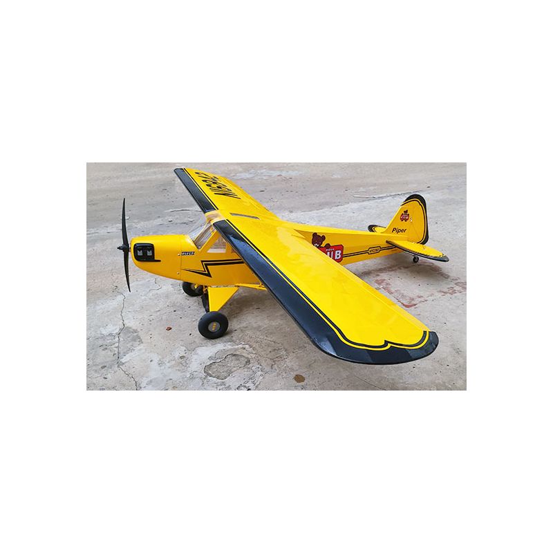 Funk -kontrollierte Thermalebene Piper J3 Cub 120 ARF