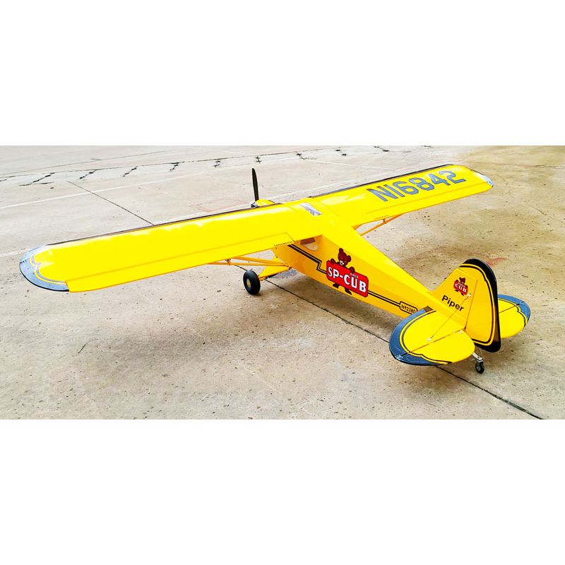 Funk -kontrollierte Thermalebene Piper J3 Cub 120 ARF