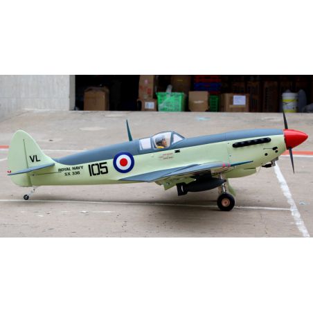 Seafire 120 ARF Radio -kontrolliertes Wärmeflugzeug + Elektrischer Rückzug Zug Seafire 120 ARF Radio -kontrolliertes Wärmeflugzeug + Elektrischer Rückzug Zug