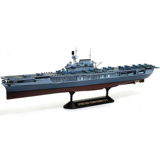 USS Yorktown CV-5 1/700 Plastikbootmodell "Schlacht von Midway" USS Yorktown CV-5 1/700...