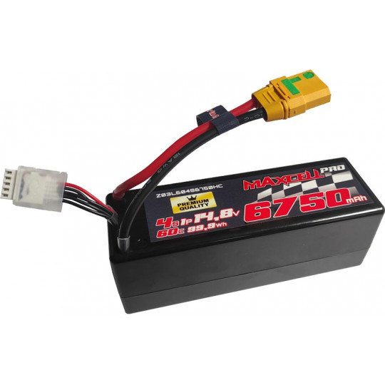 LiPo-Akku 60C 14,8V 6750mAH...