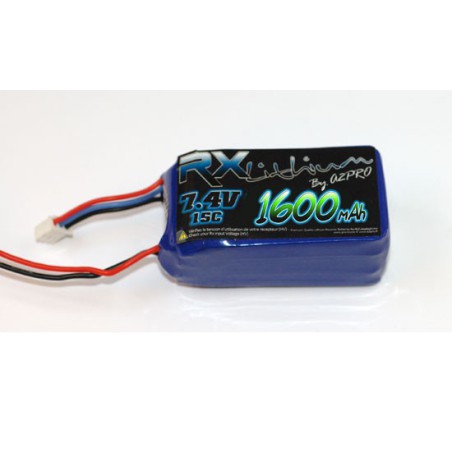 Lipo -Batterie für Radio -kontrollierte Gerätepakete RX Lipo 7,4 V/1600mah Jr. | Scientific-MHD Lipo -Batterie für Radio -kontrollierte Gerätepakete RX Lipo 7,4 V/1600mah Jr. | Scientific-MHD