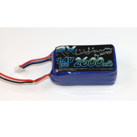 Lipo -Batterie für Radio -kontrollierte Gerätepakete RX Lipo 7,4 V/2600mah Jr. | Scientific-MHD Lipo -Batterie für Radio -kontrollierte Gerätepakete RX Lipo 7,4 V/2600mah Jr. | Scientific-MHD