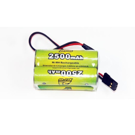 NIMH-Akku für radio-kontrollierte Gerätepakete RX B 4.8V/AP-2500AA JR | Scientific-MHD NIMH-Akku für radio-kontrollierte Gerätepakete RX B 4.8V/AP-2500AA JR | Scientific-MHD