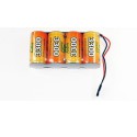NIMH-Batterie für Funkgesteuerte Gerätepakete RX S 4,8 V/AP-3300UV JR | Scientific-MHD NIMH-Batterie für Funkgesteuerte Gerätepakete RX S 4,8 V/AP-3300UV JR | Scientific-MHD