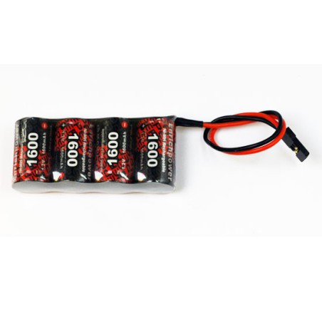 NIMH-Akku für radiogesteuerte Gerätepakete RX S 4,8 V/EP-1600UV JR | Scientific-MHD NIMH-Akku für radiogesteuerte Gerätepakete RX S 4,8 V/EP-1600UV JR | Scientific-MHD