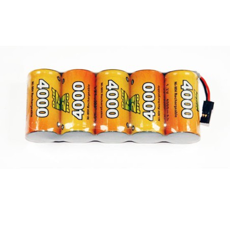 NIMH-Batterie für Funkgesteuerte Gerätepakete RX S 6.0V/AP-4000UV JR | Scientific-MHD NIMH-Batterie für Funkgesteuerte Gerätepakete RX S 6.0V/AP-4000UV JR | Scientific-MHD