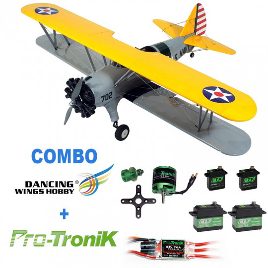 Combo PT-17 1400 mm EP ARF mit Protronik-Zubehör Combo PT-17 1400 mm EP ARF...