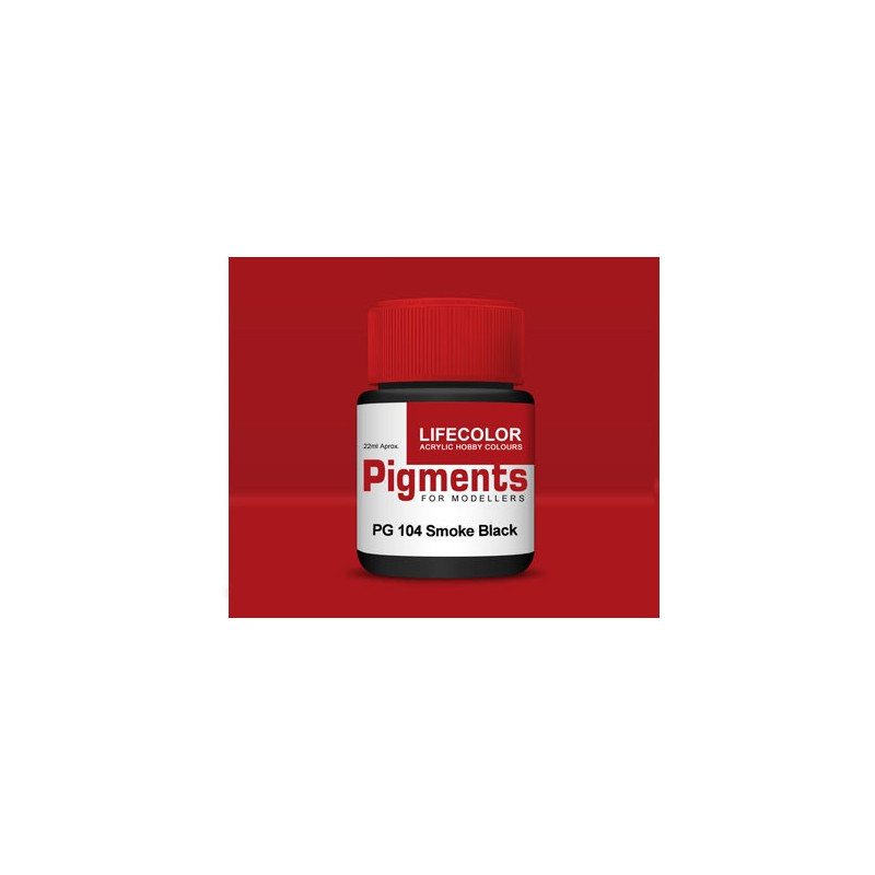 Rauch schwarzer Acrylpigmentfarbe | Scientific-MHD