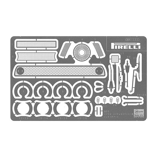 Plastikmodell Autos Fotoätzteile für Lancia 037 1/24 QG2 Plastikmodell Autos...