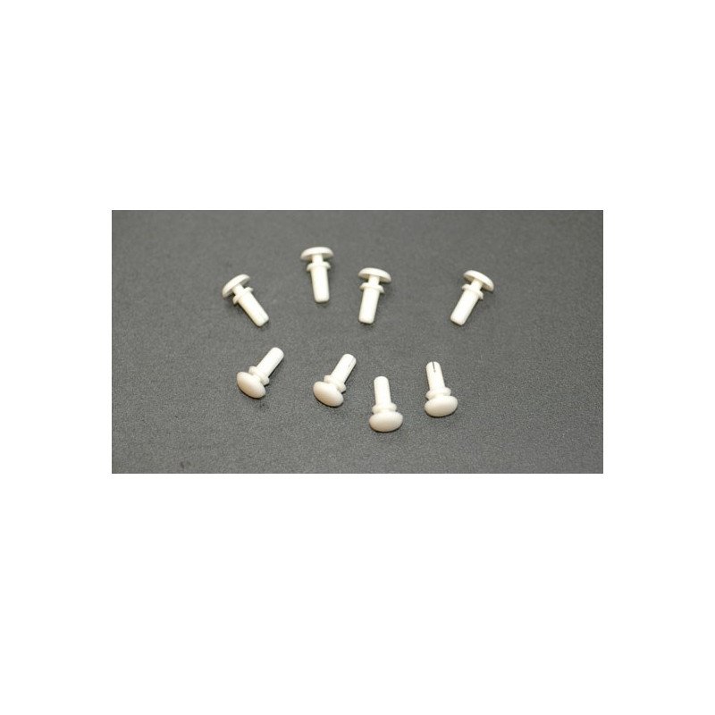 Nieten Nylon Nieten 3 mm/6,5 mm Nietbemerkung (8 Stcs) | Scientific-MHD