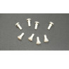 Nieten Nylon Nieten 3 mm/6,5 mm Nietbemerkung (8 Stcs) | Scientific-MHD
