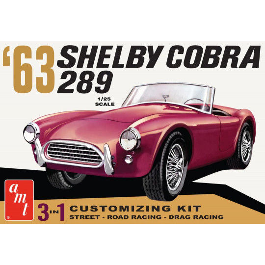 Plastikmodell des Autos Shelby Cobra 289 1:25 Plastikmodell des Autos...