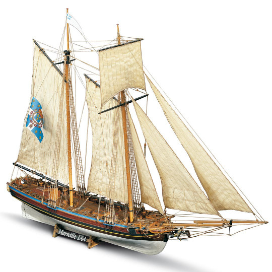 Schiffsmodell Marseille 1/64