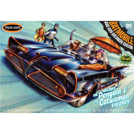 Plastikmodell einer TV-Serie - BATMOBILE Edition Eskapade der Schurken 1:25 Plastikmodell einer...