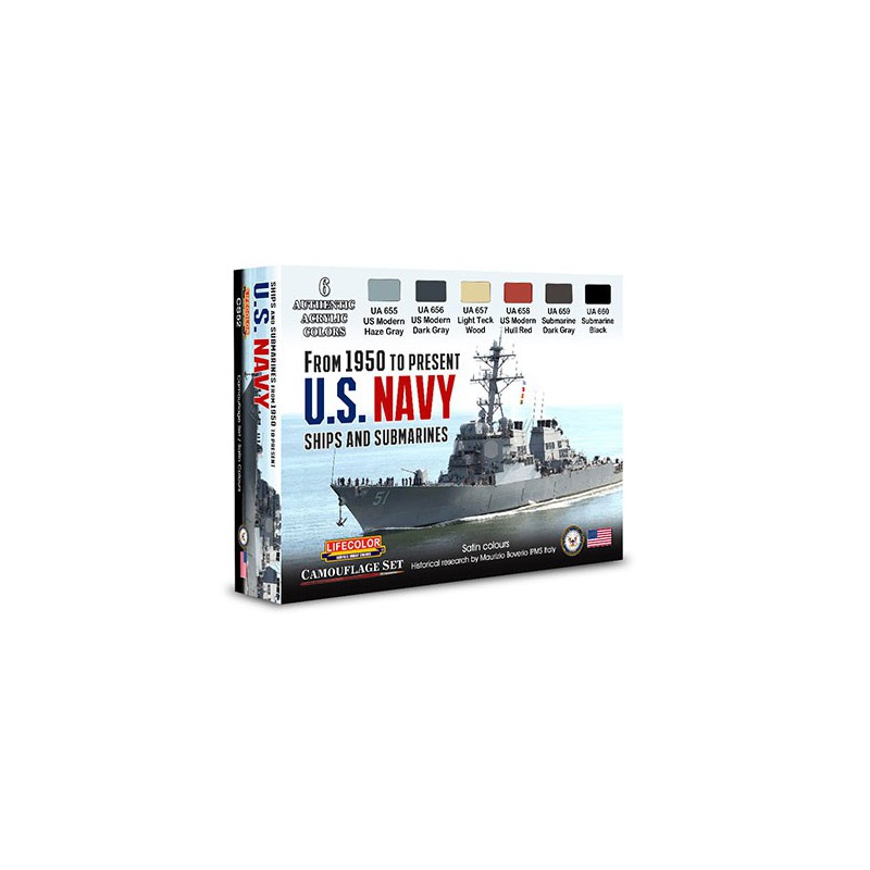 Acrylfarben US Navy Ships und U -Boote | Scientific-MHD