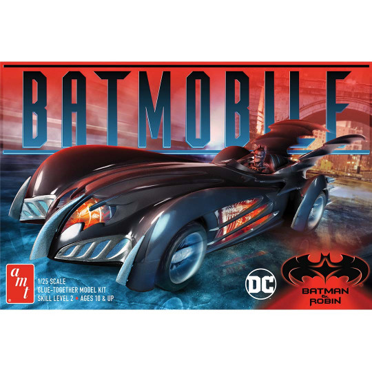 Plastikmodell einer TV-Serie - Batmobil aus Batman & Robin 1:25 Plastikmodell einer...