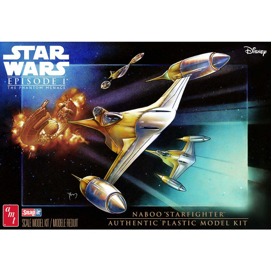 STAR WARS Science-Fiction-Modell aus Kunststoff - Naboo Starfighter 1:48 STAR WARS...