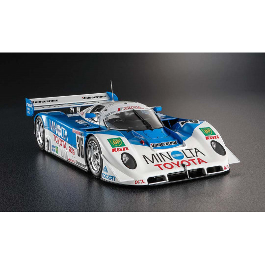 Plastikmodell eines Minolta-Autos Toyota 91C-V HC56 1:24 Plastikmodell eines...