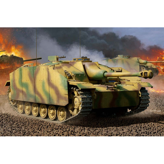 Plastikmodell des Panzers...