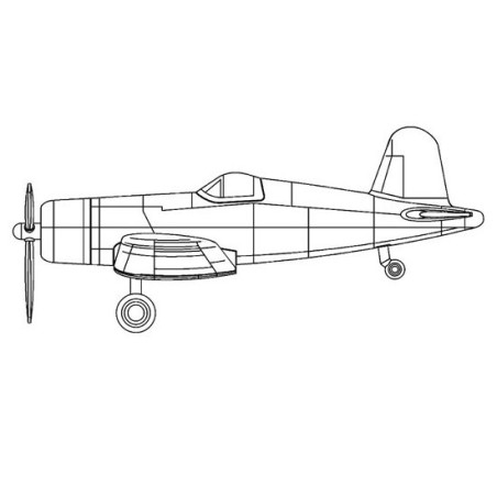 F4U-4 Corsair Plastic Boat Modell (vorgespannt) 1/350 | Scientific-MHD F4U-4 Corsair Plastic Boat Modell (vorgespannt) 1/350 | Scientific-MHD