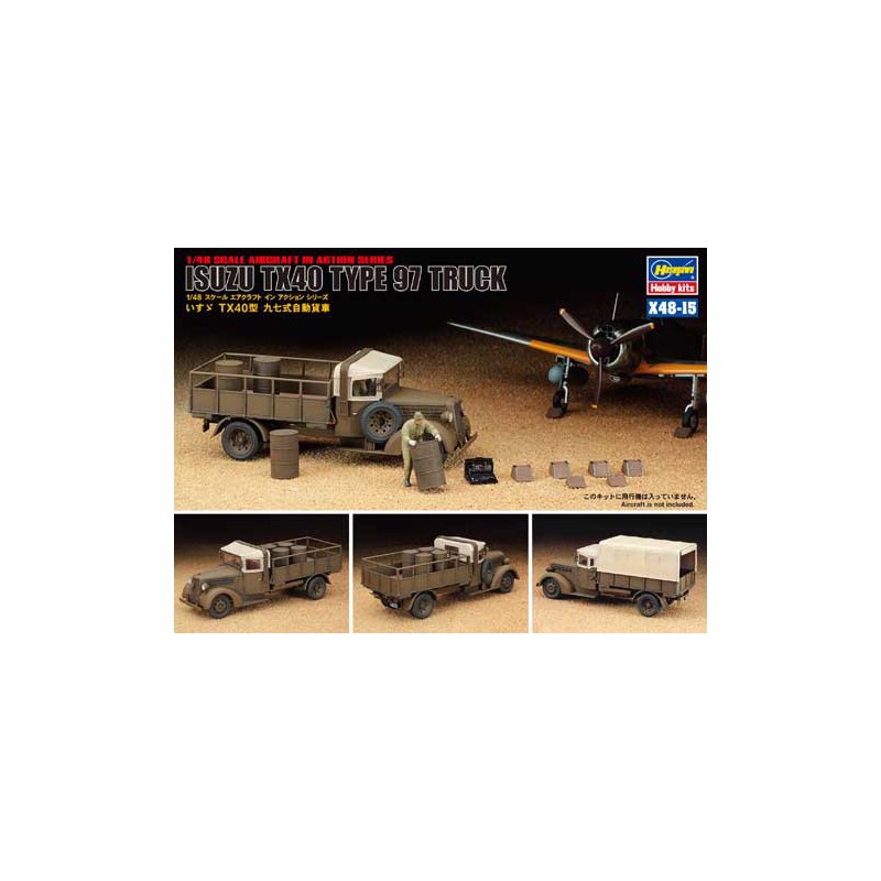 Kunststoff -LKW -Modell Isuzu TX40 Typ 97 LKW 1/48 | Scientific-MHD