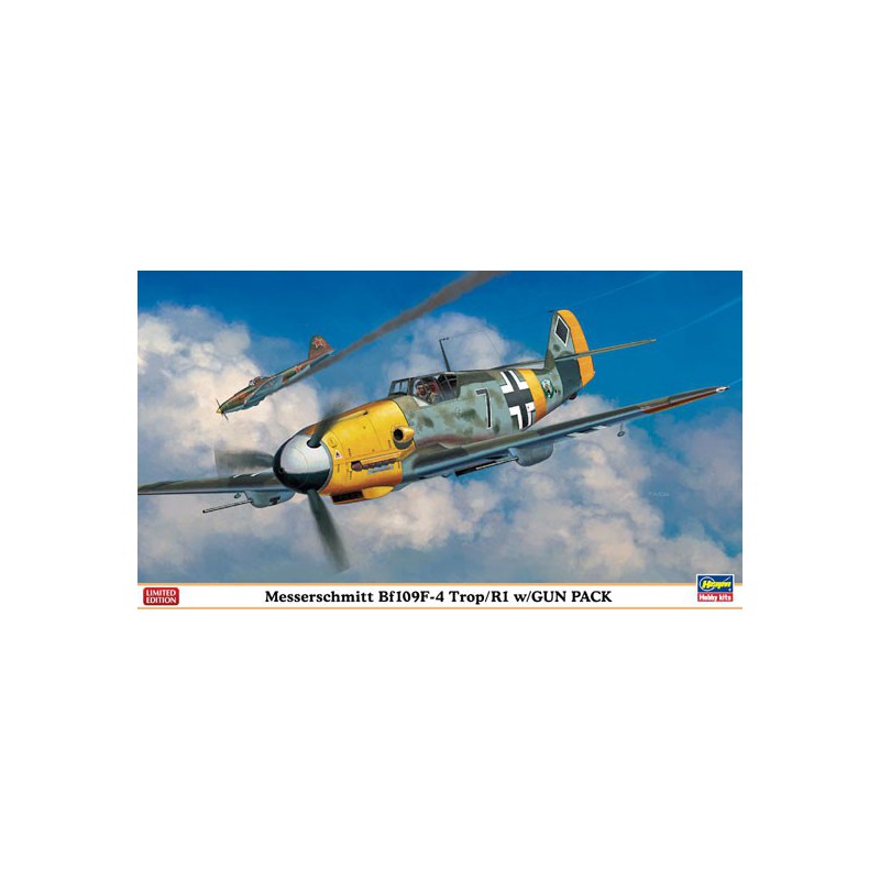 BF109F Plastikflugzeugmodell zu viel/r1 mit Waffe 1/48 | Scientific-MHD