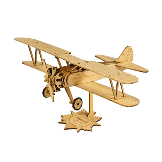 Einfaches mechanisches 3D-Puzzle für statisches Mini-STEARMAN PT-17-Modell Einfaches mechanisches...