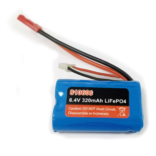 Ersatzteil für Speedboote Batterie 6,4V 320mAh LiFePo4 Micro Magic Vee V6 und Micro Magic Cat V6 Ersatzteil für Speedboote...
